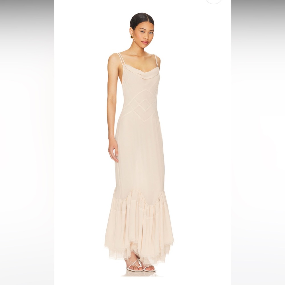 BRAND NEW with tags NBD ivory dress from revolve